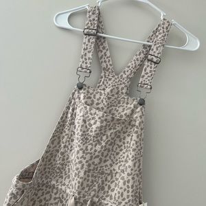 Z Supply Tonal Leopard Overalls